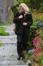 ANNABELLE WALLIS Out on Rainy Day in Los Angeles 03/21/2023