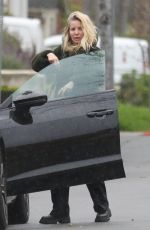 ANNABELLE WALLIS Out on Rainy Day in Los Angeles 03/21/2023