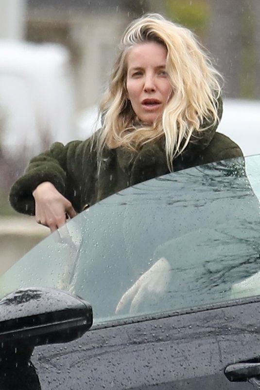 ANNABELLE WALLIS Out on Rainy Day in Los Angeles 03/21/2023