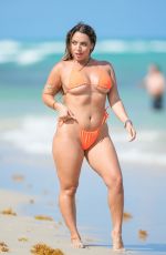 ARA QUENN BAE in Bikini on the Beach in Miami Beach 03/22/2023
