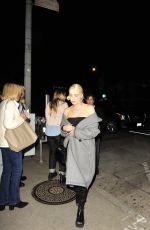 ASHLEY BENSON Out for Dinner at Craig