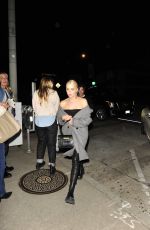 ASHLEY BENSON Out for Dinner at Craig