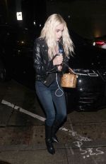 ASHLEY BENSON Out for Dinner at Craig