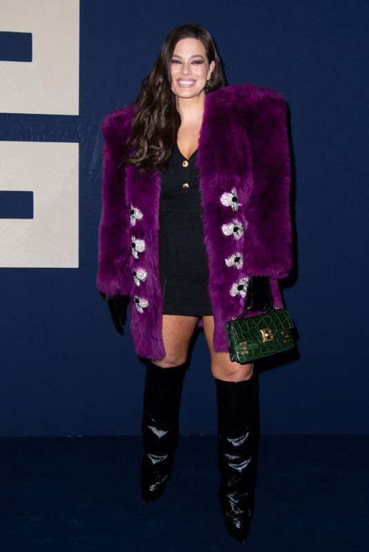 ASHLEY GRAHAM at Balmain Womenswear Fall/Winter 2023-2024 Show at Paris Fashion Week 03/01/2023