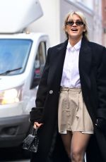 ASHLEY ROBERTS Arrives at Global Radio Studios in London 03/01/2023