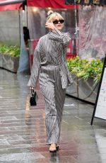 ASHLEY ROBERTS Leaves Global Radio Studios in London 03/31/2023