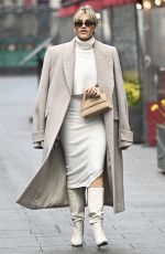 ASHLEY ROBERTS Leaves Global Studios in London 03/02/2023