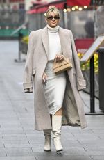 ASHLEY ROBERTS Leaves Global Studios in London 03/02/2023