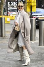 ASHLEY ROBERTS Leaves Global Studios in London 03/02/2023