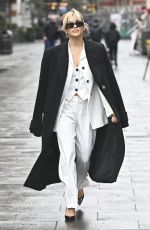 ASHLEY ROBERTS Leaves Heart Breakfast Show in London 03/10/2023