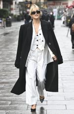 ASHLEY ROBERTS Leaves Heart Breakfast Show in London 03/10/2023