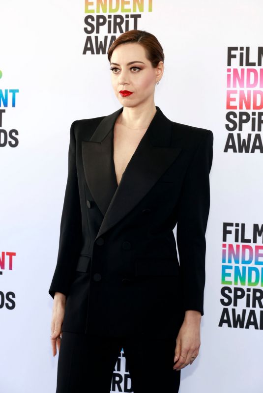 AUBREY PLAZA at 2023 Film Independent Spirit Awards in Santa Monica 03/04/2023