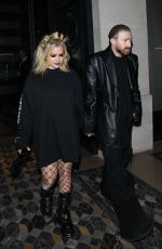 AVRIL LAVIGNE and Guram Gvasalia Night Out at Paris Fashion Week 03/03/2023