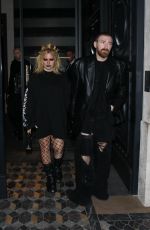 AVRIL LAVIGNE and Guram Gvasalia Night Out at Paris Fashion Week 03/03/2023