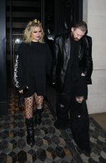 AVRIL LAVIGNE and Guram Gvasalia Night Out at Paris Fashion Week 03/03/2023