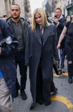 AVRIL LAVIGNE Arrive at Lanvin Show at Paris Fashion Week 03/05/2023