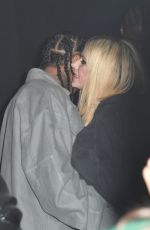 AVRIL LAVIGNE Arrives at Mugler x Hunter Schafer Party at Paris Fashion Week 03/06/2023