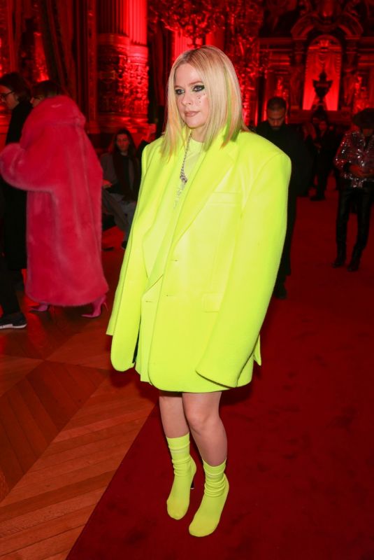 AVRIL LAVIGNE at Dundas Womenswear Fall/winter 2023/24 Show at Paris Fashion Week 03/06/2023