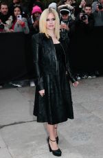 AVRIL LAVIGNE Leaves Elie Saab Womenswear Show at Paris Fashion Week 03/04/2023