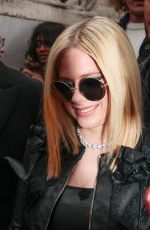 AVRIL LAVIGNE Leaves Elie Saab Womenswear Show at Paris Fashion Week 03/04/2023