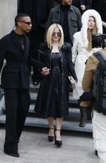 AVRIL LAVIGNE Leaves Elie Saab Womenswear Show at Paris Fashion Week 03/04/2023