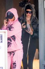 AVRIL LAVIGNE Out Shopping with a Friend in Malibu 03/29/2023