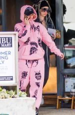 AVRIL LAVIGNE Out Shopping with a Friend in Malibu 03/29/2023
