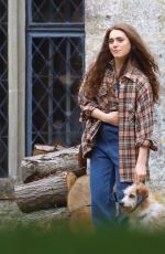BELLA MACLEAN on the Set of Rivals in Gloucestershire 03/24/2023