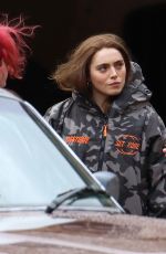 BELLA MACLEAN on the Set of Rivals in Gloucestershire 03/24/2023