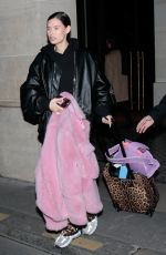 BIANCA BALTI Leaves Her Hotel at Paris Fashion Week 03/05/2023