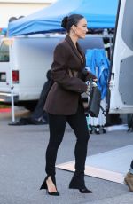BRE TIESI on the Set of Selling Sunset Season 7 in West Hollywood 03/02/2023