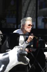 BRIGITTE NIELSEN and Mattia Dessi Out for Lunch in Los Angeles 03/09/2023
