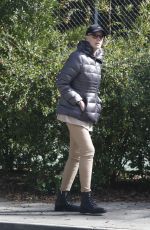 BRIGITTE NIELSEN Out with Her Dog at a Park in Los Angeles 03/02/2023