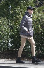BRIGITTE NIELSEN Out with Her Dog at a Park in Los Angeles 03/02/2023