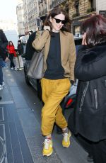 CAITRIONA BALFE Arrives at Le Bristol Hotel in Paris 03/02/2023