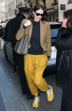 CAITRIONA BALFE Arrives at Le Bristol Hotel in Paris 03/02/2023