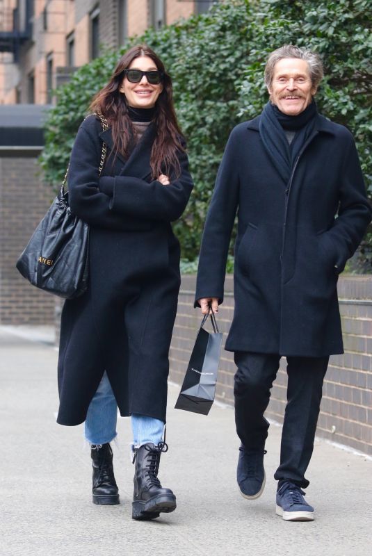 CAMILA MORRONE and Willem Dafoe Out in New York 03/03/2023