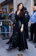 CAMILA MORRONE Changes Outfit on Her Promo Day in New York 03/01/2023