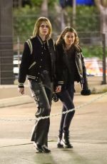 CARA DELEVINGNE and MINKE Out for Dinner in Los Angeles 03/27/2023