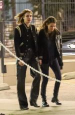 CARA DELEVINGNE and MINKE Out for Dinner in Los Angeles 03/27/2023