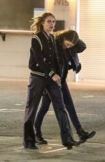 CARA DELEVINGNE and MINKE Out for Dinner in Los Angeles 03/27/2023
