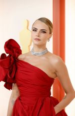 CARA DELEVINGNE at 95th Annual Academy Awards in Hollywood 03/12/2023