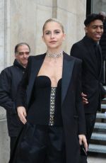 CAROLINE DAUR Arrives at Elie Saab Womenswear Fall/Winter 2023-2024 Show at Paris Fashion Week 03/04/2023