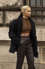 CAROLINE DAUR Arrives at Hermès Women