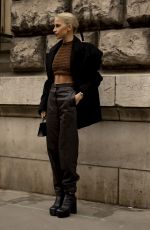 CAROLINE DAUR Arrives at Hermès Women