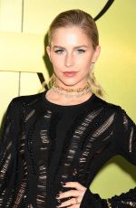 CAROLINE DAUR at Versace FW23 Show at Pacific Design Center in West Hollywood 03/09/2023
