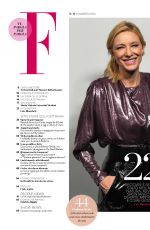 CATE BLANCHETT in F Magazine, March 2023
