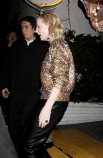 CATE BLANCHETT Leaves Australian Oscars Nominees Reception at Chateau Marmont in Los Angeles 03/10/2023
