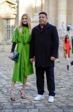 CELINA LOCKS Arrives at Victoria Beckham FW23 Show at Paris Fashion Week 03/03/2023