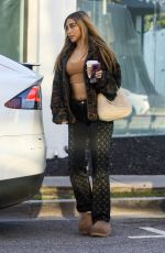 CHANTEL JEFFRIES Leaves Zinque Restaurant in West Hollywood 03/03/2023